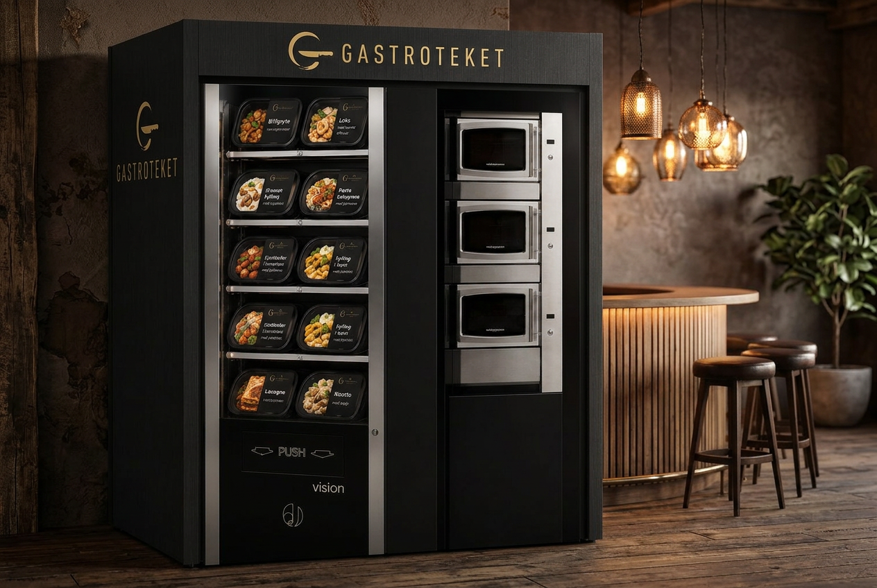 Gastroteket Pluss — vareautomat med integrerte ovner